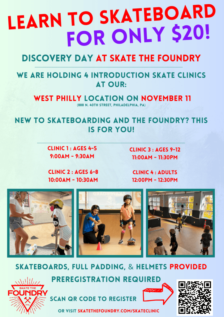 Discover Skateboarding at Our Exciting Clinic on November 11th