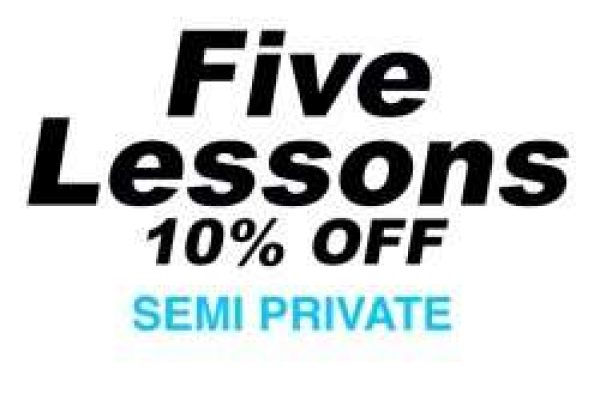 5 Lessons Semi Private